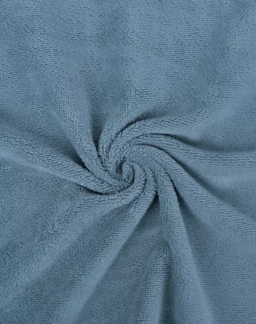 Bambus-Frottee - uni blau